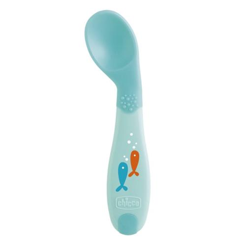 CHICCO SPOON: FIRST SPOON 8M+ BLUE