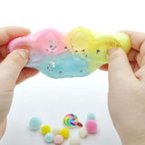 Rainbow Cat Paw Squishy Transparent