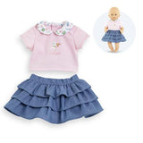 Corolle Ruffle Skirt and Tshirt 30cm