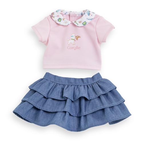 Corolle Ruffle Skirt and Tshirt 30cm