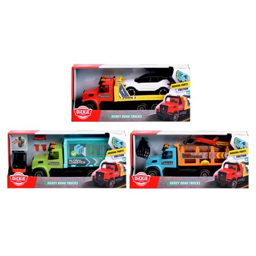 Heavy Road Trucks 3 Asst 22cm