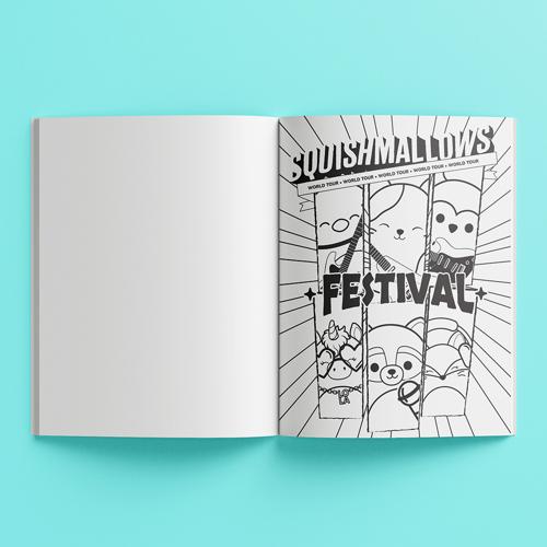 Squishmallows Creative Colouring Kit