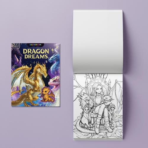 Kaleidoscope Colouring Kit Dragon Dreams