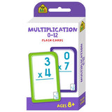 School Zone Multiplication 0-12 Flash Cards