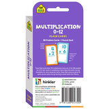 School Zone Multiplication 0-12 Flash Cards