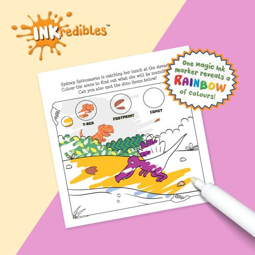 Inkredibles Magic Ink Pictures Roarsome Dinosaurs