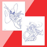 Colour-Me-Magnets Spider-Man