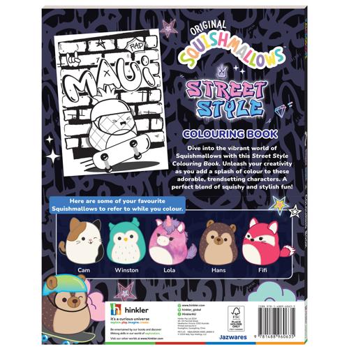 Kaleidoscope Squishmallows Colouring Book Street Style