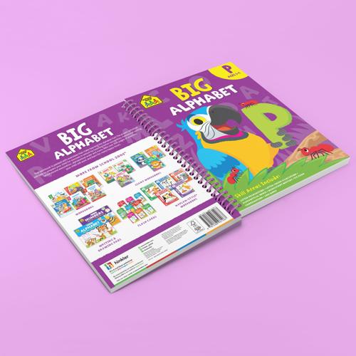 School Zone Big Spiro Workbook Alphabet