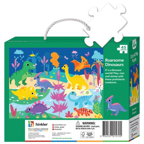 Junior Jigsaw Carry & Play Roarsome Dinosaurs