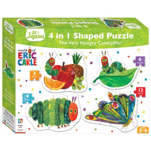 4-in-1 Shaped Hungry Caterpillar Puzzle