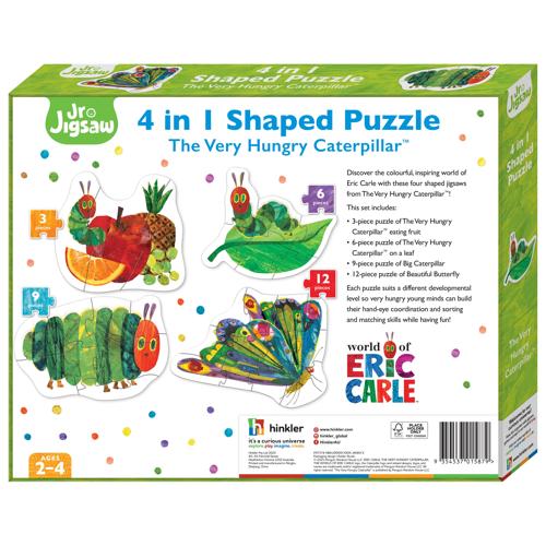 4-in-1 Shaped Hungry Caterpillar Puzzle