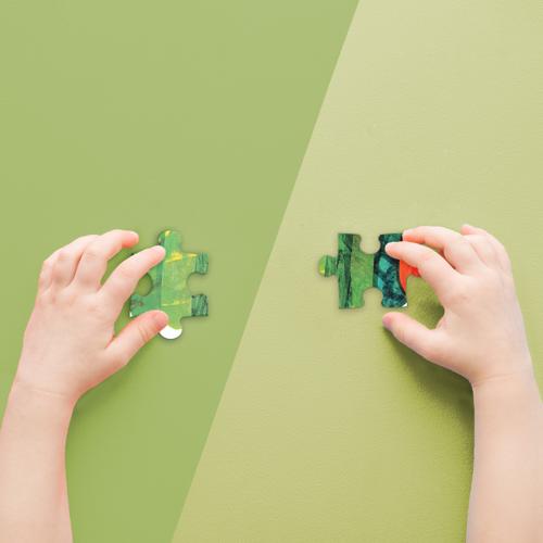 4-in-1 Shaped Hungry Caterpillar Puzzle