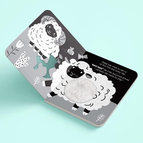 High Contrast Moo Moo! Touch and Feel Board Book