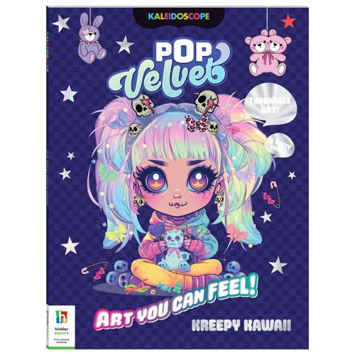 Kaleidoscope Pop Velvet Colouring Kreepy Kawaii