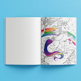 Kaleidoscope Pop Velvet Colouring Magical Unicorns