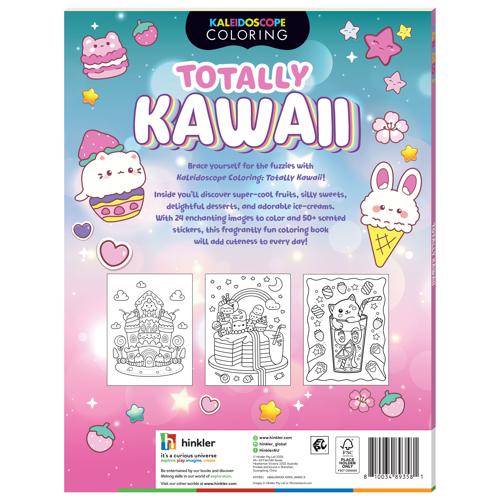 Kaleidoscope Coloring Scented Stickers Totally Kawaii