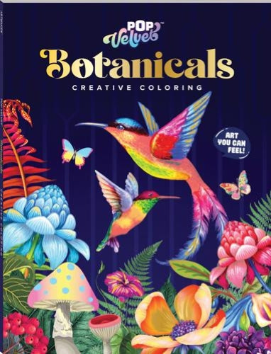 Art Maker Pop Velvet Coloring Botanicals