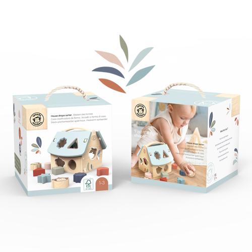 House Shape Sorter w/8 blocks