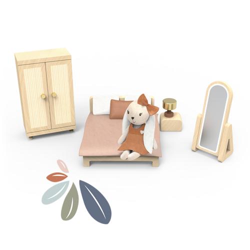 Doll House Bedroom + 1 Character