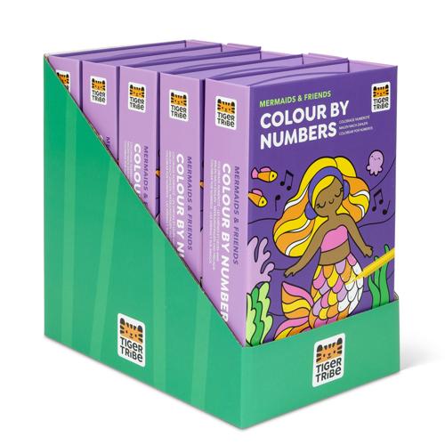 Colour By Numbers - Mermaids and Friends