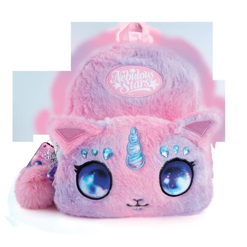 Fuzzy Bag Collection - Fuzzy Backpack Purse - Stella