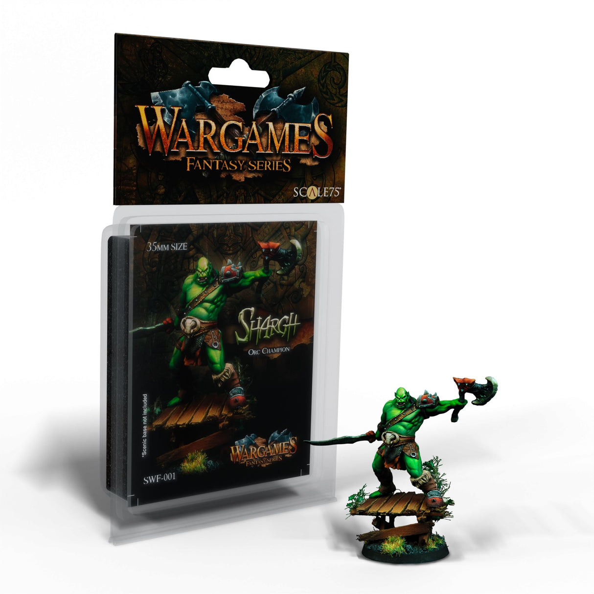 Scale 75 - Figures - Fantasy Wargames - Shargh Orc Champion 35mm