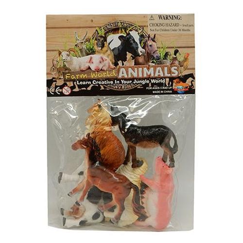 Farm Animal Set 4-5” 6 Pcs