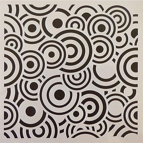 Stencil Circles 15x15cm