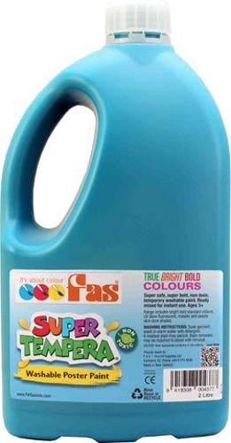 Super Tempera Turquoise 2 Litre