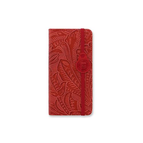 Letts of London Diary Baroque Slim WTV Red 2026