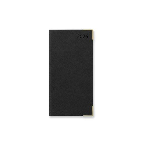 Letts of London Diary Connoisseur Slim WTV English Black 2026