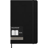 Moleskine Diary 12 Month Pro Weekly Vertical HC Large Black 2026