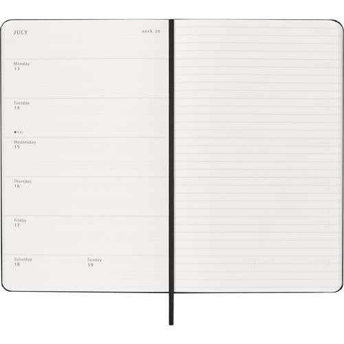 Moleskine Diary 12 Month Weekly + Notes HC Large Black 2026