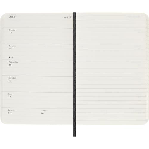 Moleskine Diary 12 Month Weekly + Notes SC Pocket Black 2026