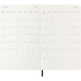 Moleskine Diary 12 Month Weekly + Notes HC Large P & E Mamba Black 2026