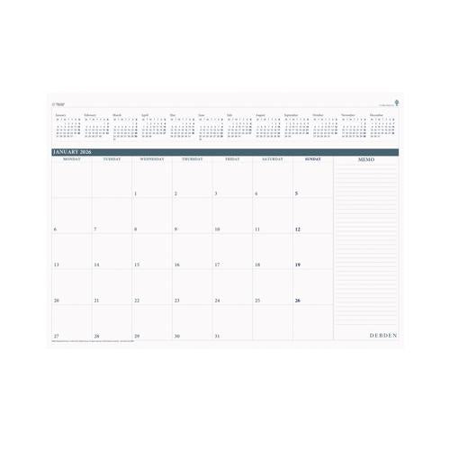Debden Desktop Planner 382x540 Month to View Refill 2026