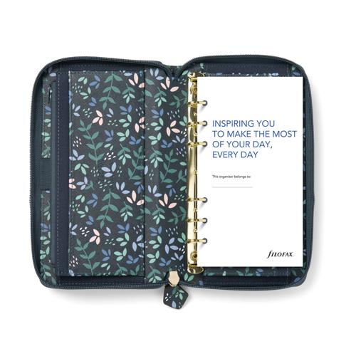 Filofax Organiser Compact Zip Personal Garden