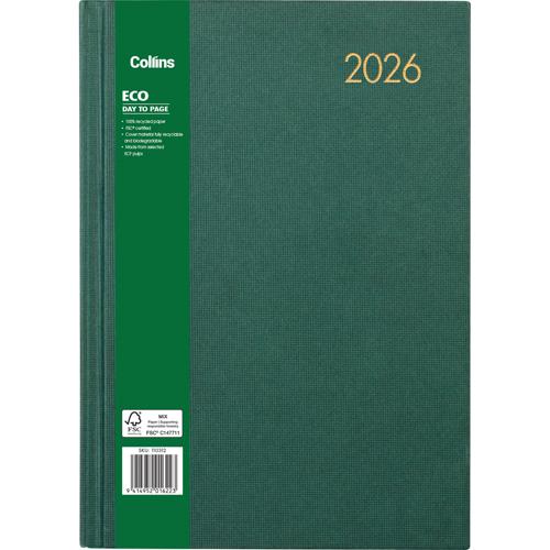 Collins Eco A41 Day Per Page Diary 2026