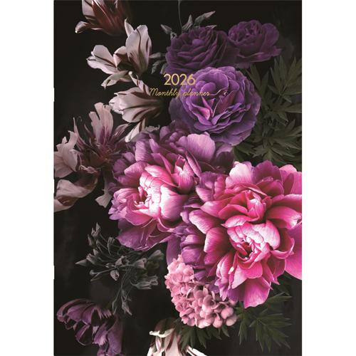 Collins Designer A4 Monthly Planner Bouquet 2026