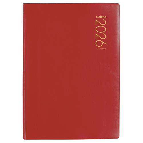 Collins Diary A51P Red 2026