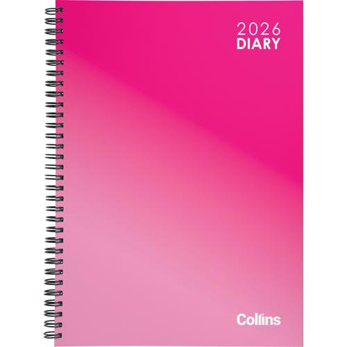 Collins Diary A51 Vivid Wiro Hardcover 2026