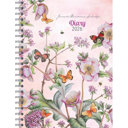Collins J. Brinkman Flower Series 230x167MM WTV Wiro Diary 2026