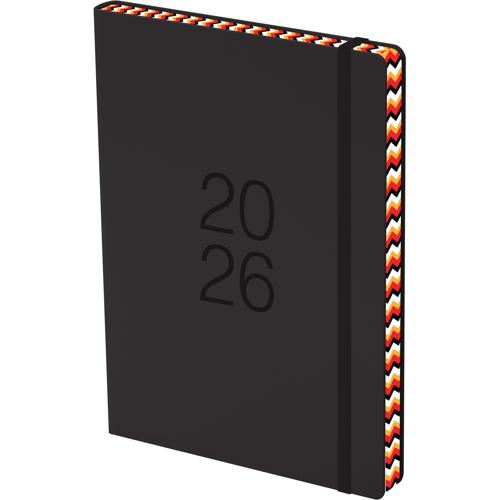 Collins Diary A51 Day Per Page Colour Edge Black 2026