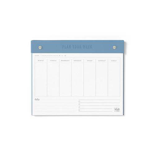 Letts Conscious Undated Weekly Planner 250x200mm Ocean