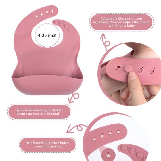 Silicone Feeding Set - Smokey Grey - Baby First