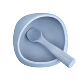 Silicone Suction Bowl - Light Blue - Mombella