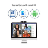 Adesso 720P HD Webcam, USB, Integrated Microphone CyberTrack H3