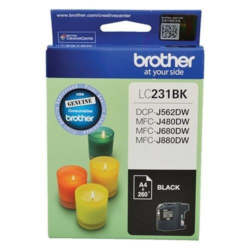 LC231 / LC 231BK Black Brother Original Cartridge