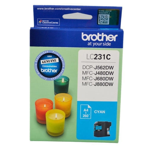 LC231 / LC 231C Cyan Brother Original Cartridge